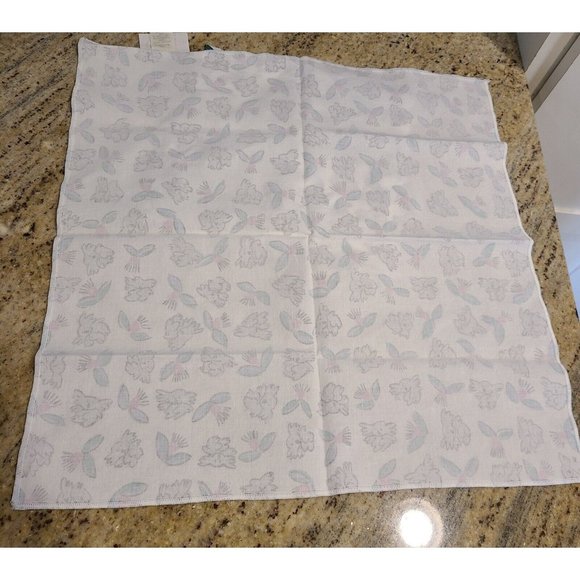 VIVA LA WOMBAT Vintage 90's 2 Napkins 17" Pink Blue Gray Koalas - Picture 5 of 8